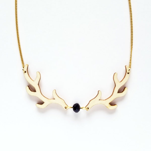 Collier bois de cerf