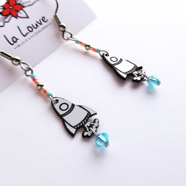 Rocket - boucles d'oreilles – Image 4