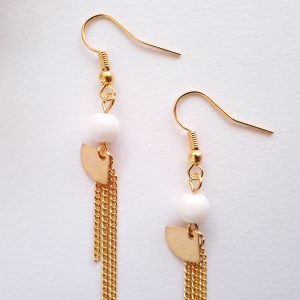Sensu 扇子 - Boucles d'oreilles mini éventail - 3 couleurs disponibles
