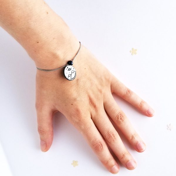 "J'aime les étoiles" - bracelet – Image 3