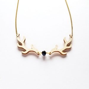 Collier bois de cerf
