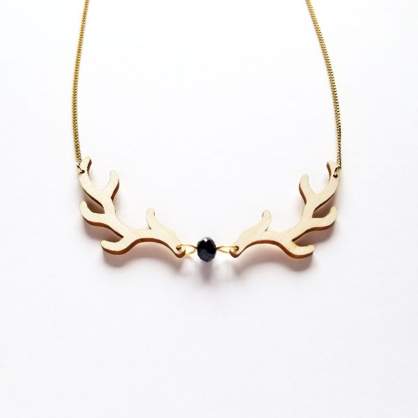 Collier bois de cerf – Image 2