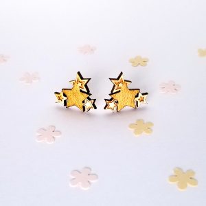 Étoiles - puces d'oreilles