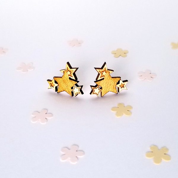 Étoiles - puces d'oreilles – Image 2