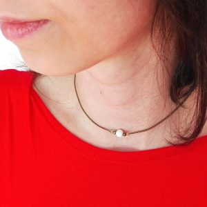 Sensu 扇子 – Collier de dos mini éventail - 3 couleurs disponibles