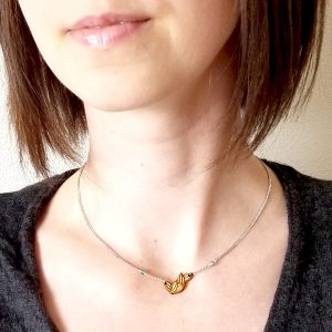 Collier feuillage