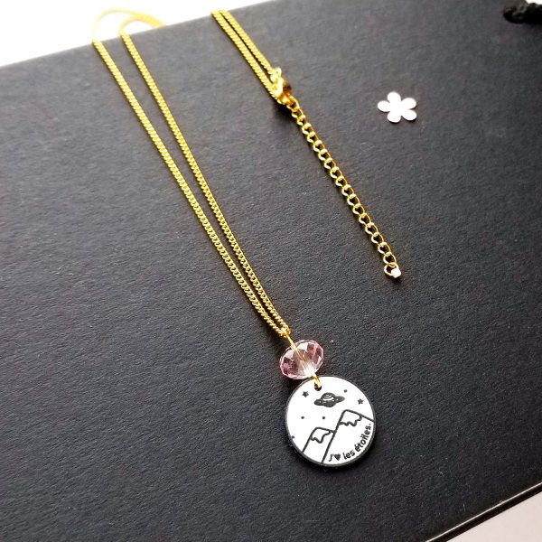 "J'aime les étoiles" - collier – Image 2